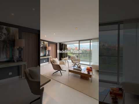 La mejor vista verde en este apartamento en Medellín