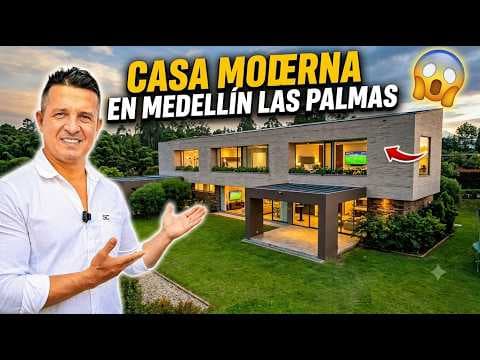 Casa moderna en venta en Medellin,  las Palmas, $5.100millones