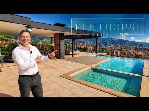 EXCLUSIVO PENTHOUSE CON PISCINA PRIVADA EN MEDELLIN USD$1,650,000