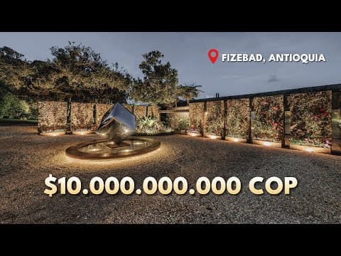 Conoce la casa más EXCLUSIVA a las afueras de MEDELLÍN